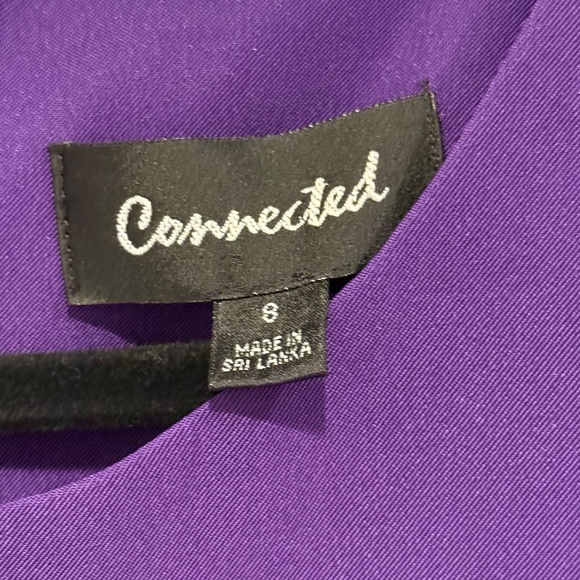 Connected Purple Evening Dress - Picture 2 of 5